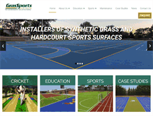 Tablet Screenshot of grassports.com.au